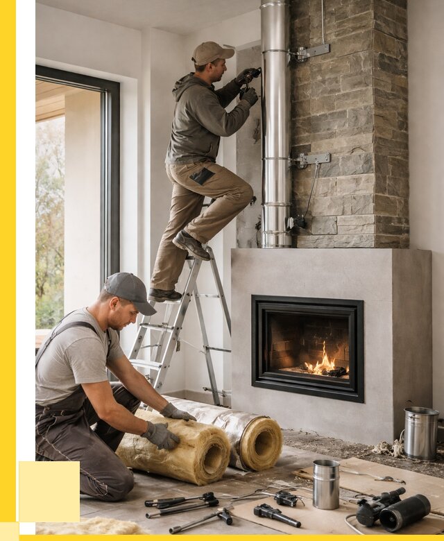 Монтаж дымоходов для каминов в Еманжелинске от 15407 р. ЭриданМнж