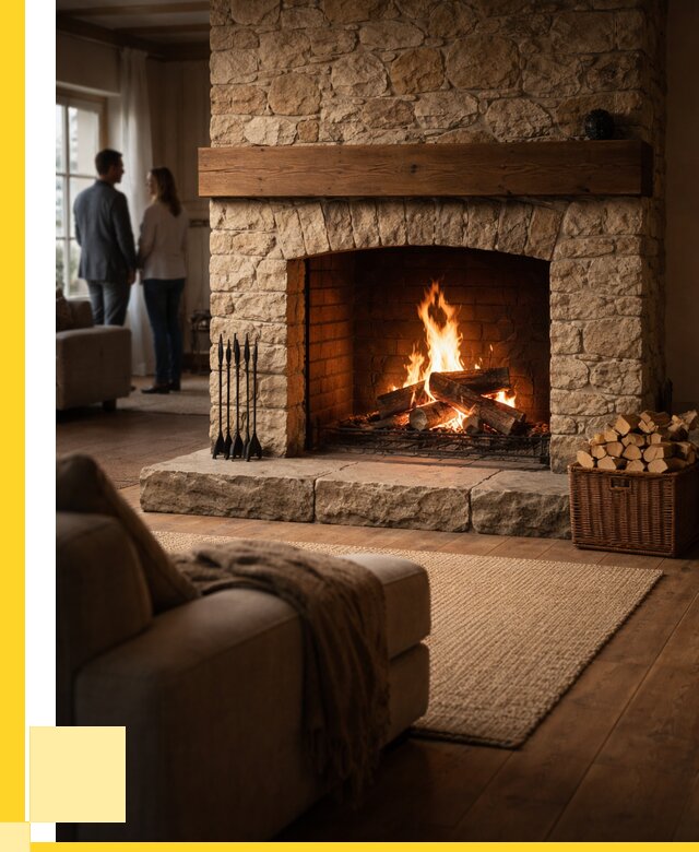 Открытые камины под ключ в Еманжелинске от 154065 р. ЭриданМнж