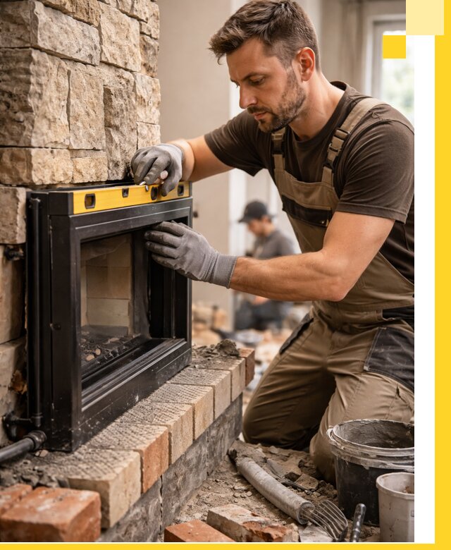 Дровяные камины под ключ в Еманжелинске: монтаж, обустройство