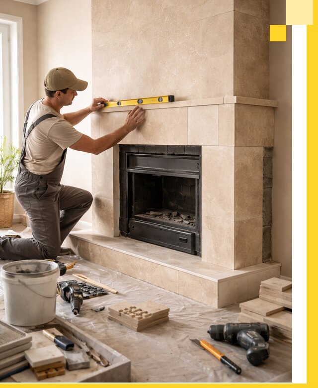 Установка и монтаж каминов в частном доме под ключ в Еманжелинске