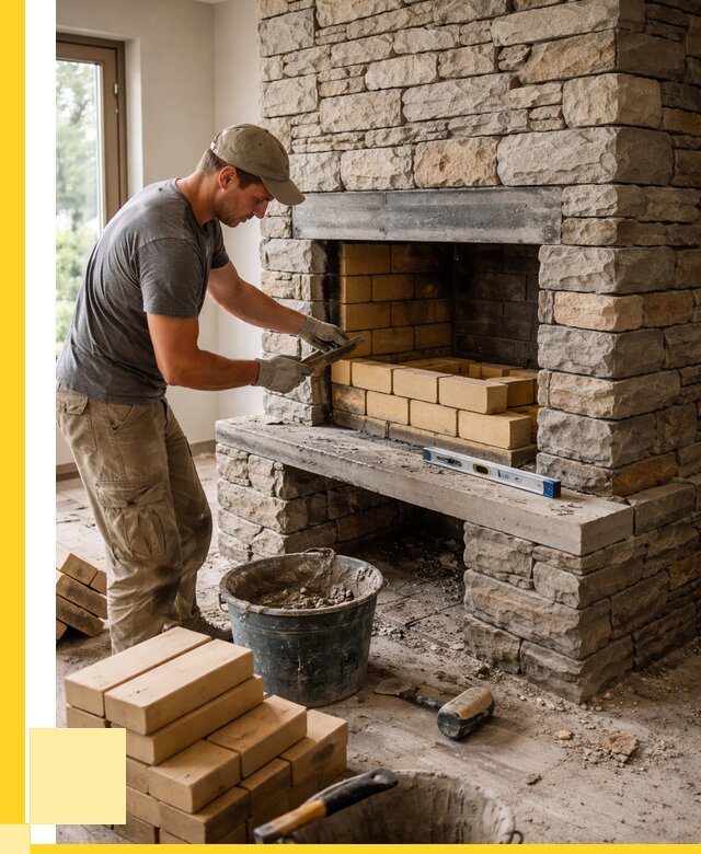 Кладка каминов и камина в Еманжелинске от 25678 р. ЭриданМнж