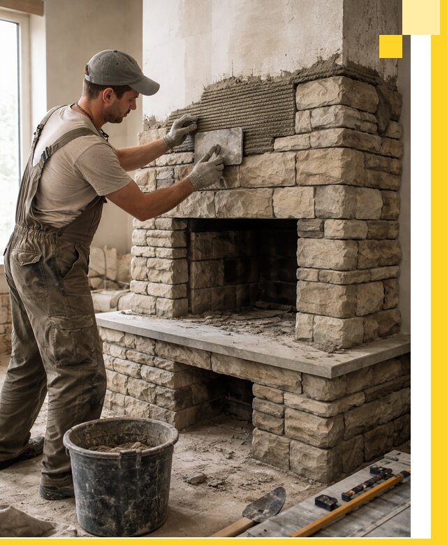 Строительство каминов под ключ в Еманжелинске от проектирования до монтажа