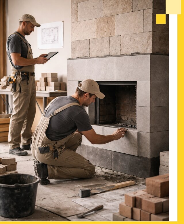 Индивидуальные проекты каминов и каминных систем в Еманжелинске