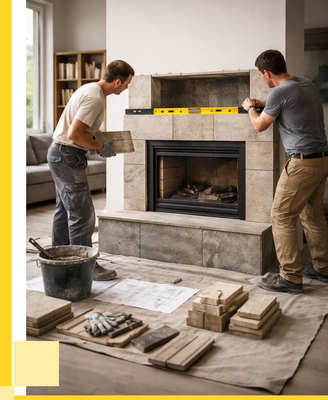 Монтаж каминов и установка в Еманжелинске от 46220 р. | ЭриданМнж