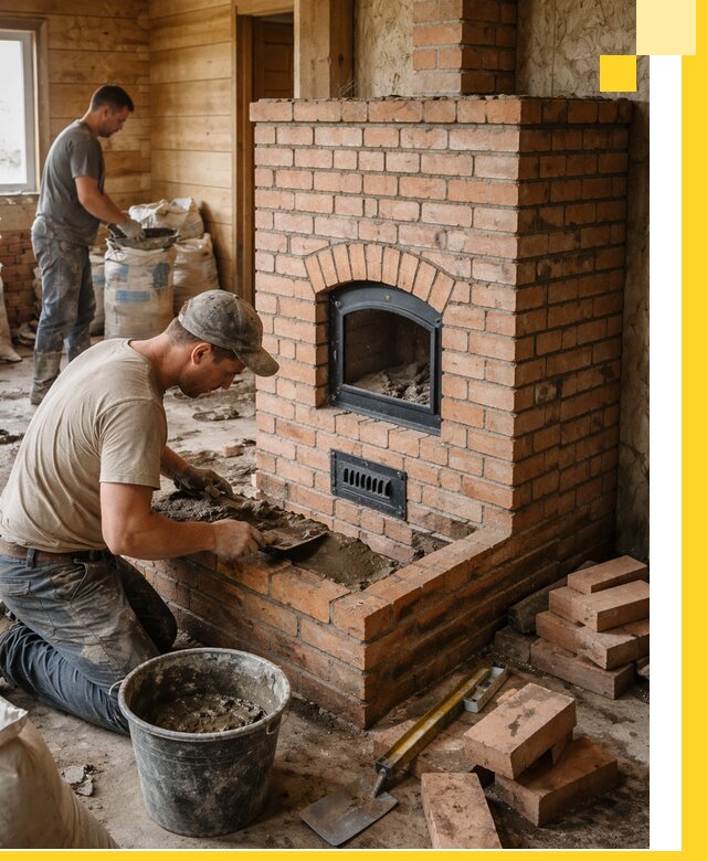 Профессиональное строительство печей в Еманжелинске под ключ