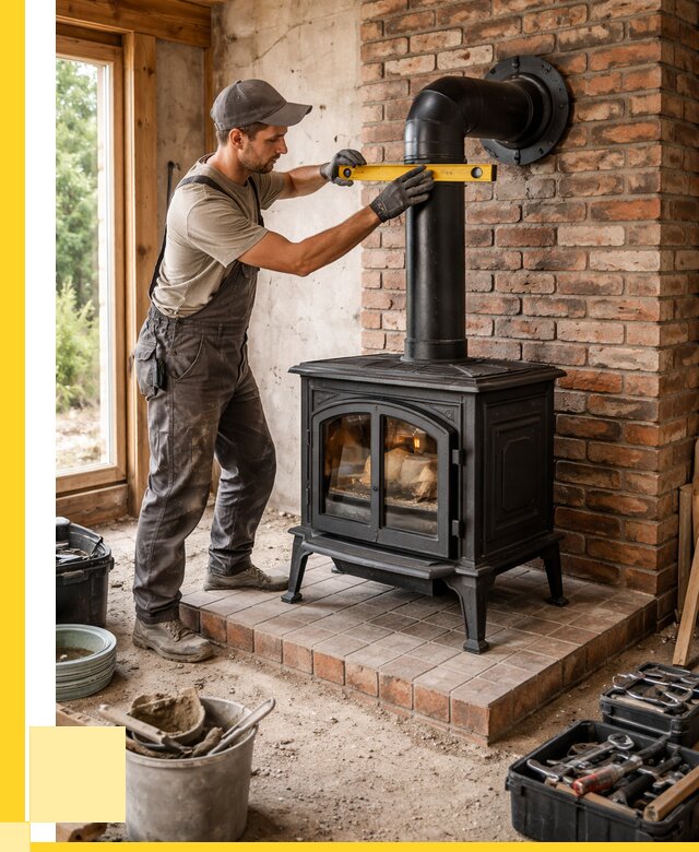 Монтаж печей установка банной печи в Еманжелинске от 15407 р. | ЭриданМнж