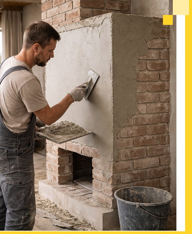 Отделка печей и облицовка каминов в Еманжелинске под ключ