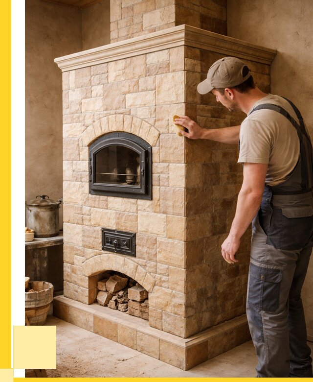 Облицовка печей в Еманжелинске от 4622 р. под ключ | ЭриданМнж