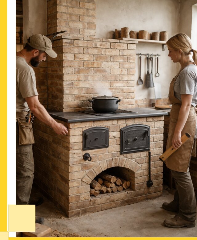 Варочно отопительные печи в Еманжелинске от 92439 р. | ЭриданМнж