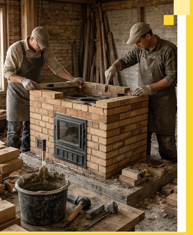 Изготовление и установка варочных печей под ключ в Еманжелинске