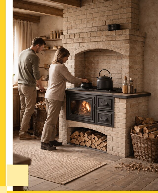 Печи с плитой в Еманжелинске от 46220 р. | ЭриданМнж — кирпичная печь