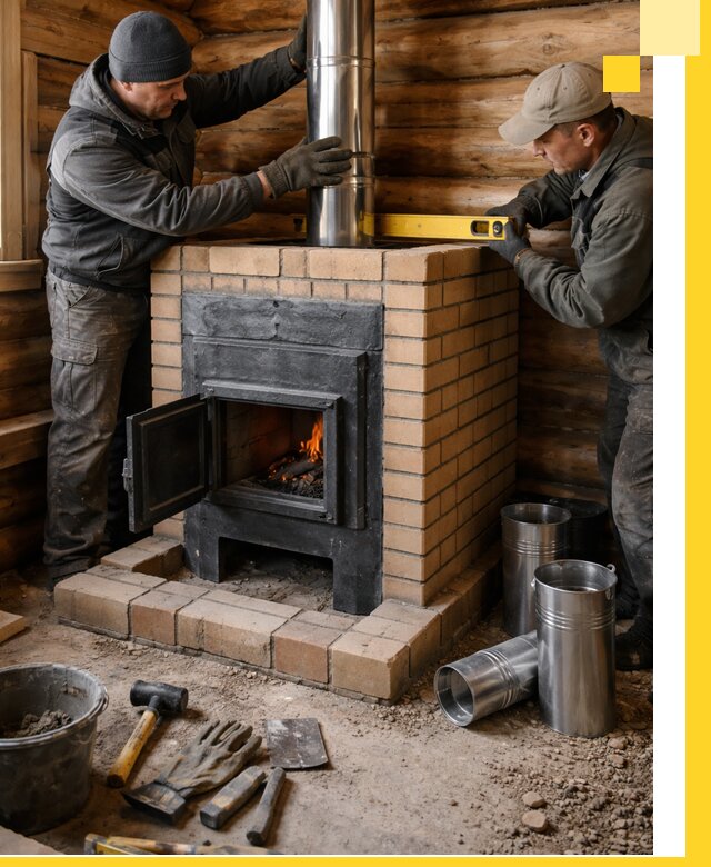 Проектирование, изготовление и установка банных печей в Еманжелинске