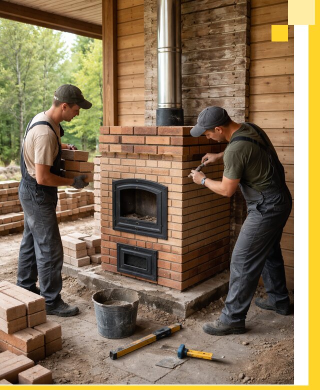 Производство и установка дачных печей под ключ в Еманжелинске