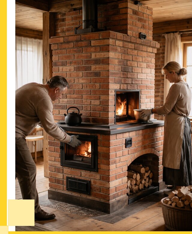 Печи для загородного дома под ключ в Еманжелинске от 82168 р. | ЭриданМнж