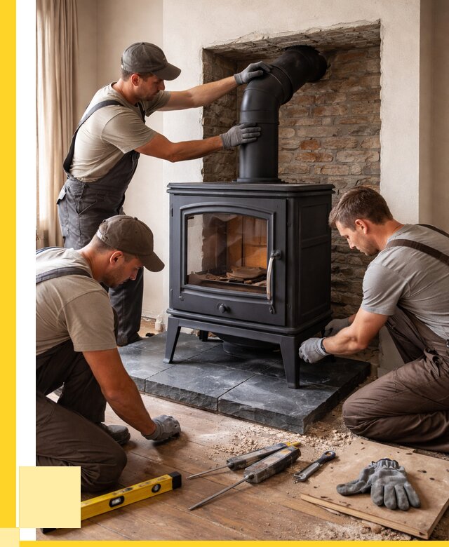 Монтаж печи камина в частном доме в Еманжелинске от 25678 р. | ЭриданМнж