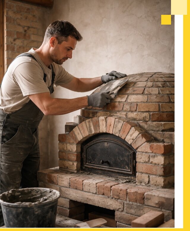 Изготовление и монтаж помпейских печей на заказ в Еманжелинске