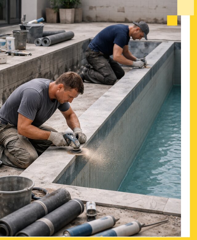 Профессиональный ремонт бассейнов под ключ в Еманжелинске