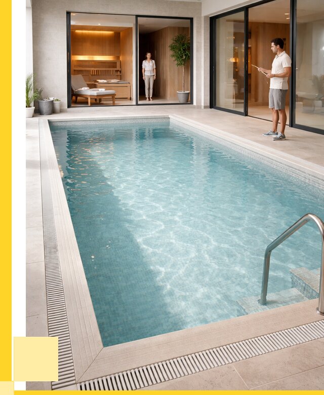 Отделка бассейна пленкой ПВХ в Еманжелинске от 3595 р. - ЭриданМнж