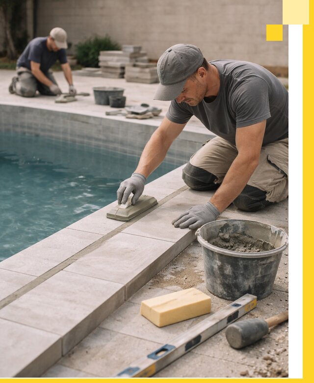 Отделка бассейнов в Еманжелинске: декоративная отделка и гидроизоляция