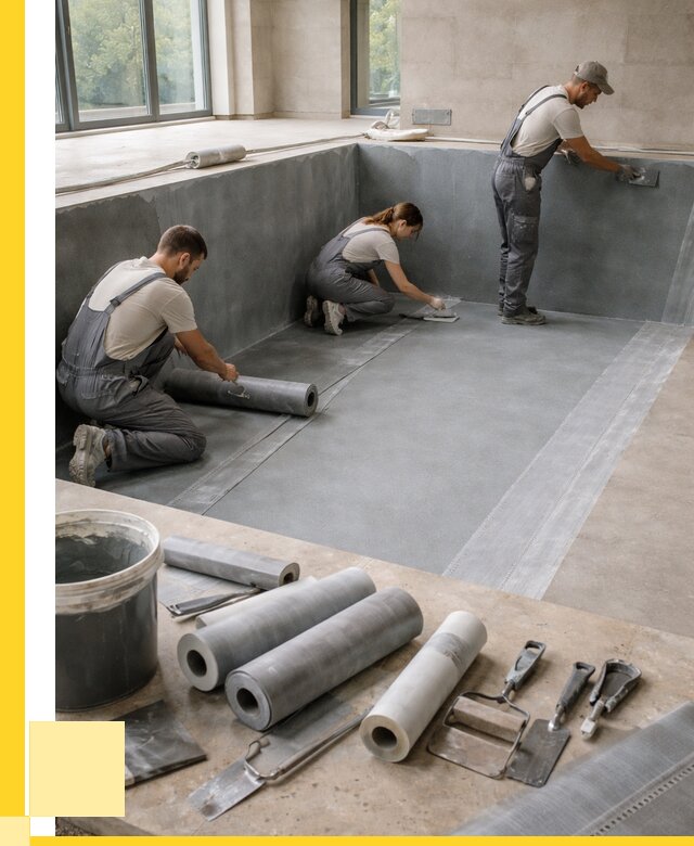 Гидроизоляция бассейнов в Еманжелинске от 2054 р., ЭриданМнж