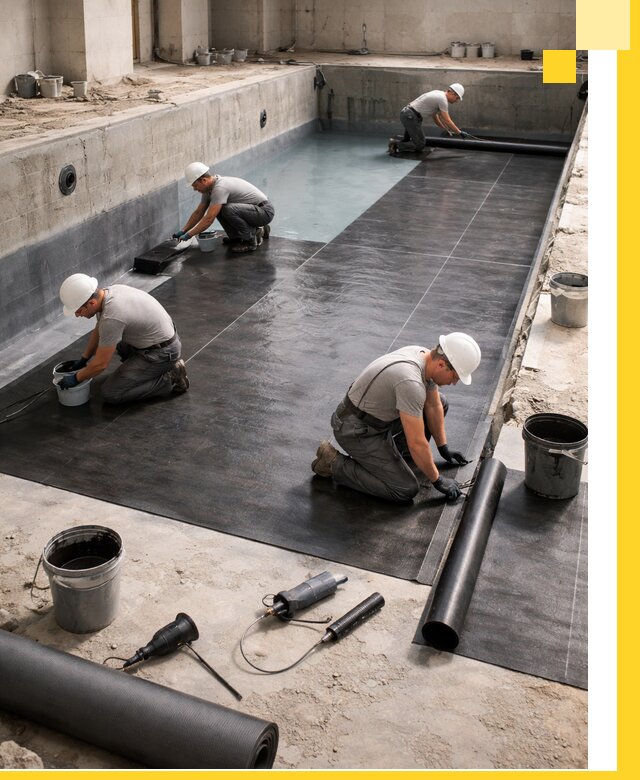 Профессиональная гидроизоляция бассейнов и чаш в Еманжелинске под ключ