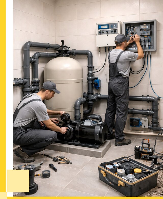 Монтаж оборудования для бассейнов в Еманжелинске от 41084 р. | ЭриданМнж