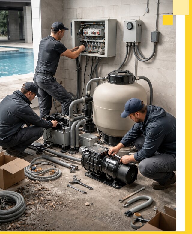 Профессиональный монтаж оборудования для бассейнов в Еманжелинске