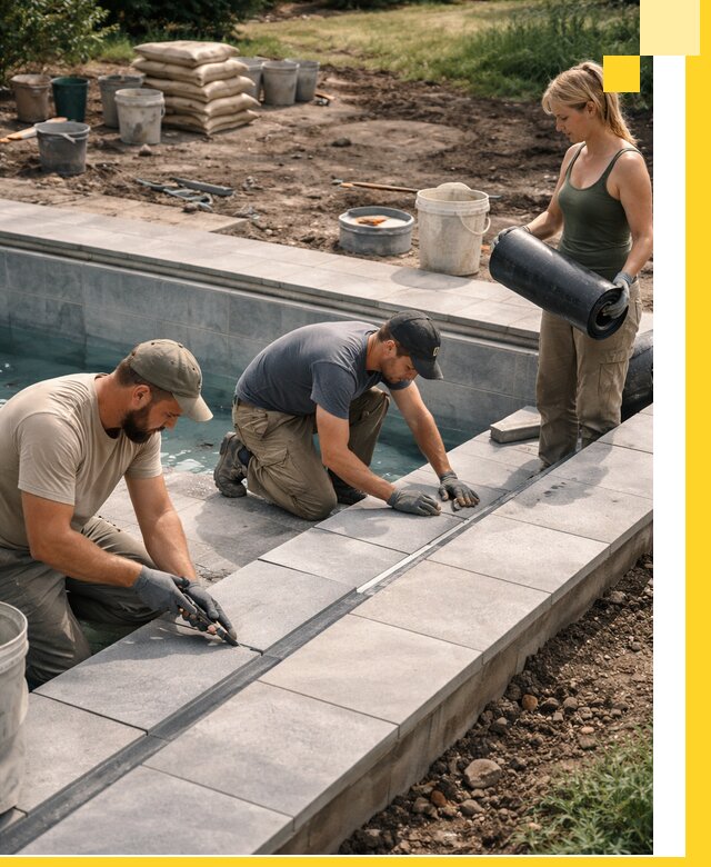 Строительство и монтаж уличных бассейнов под ключ в Еманжелинске