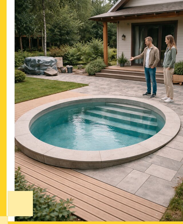 Бассейн на даче под ключ в Еманжелинске от 205420 р., ЭриданМнж