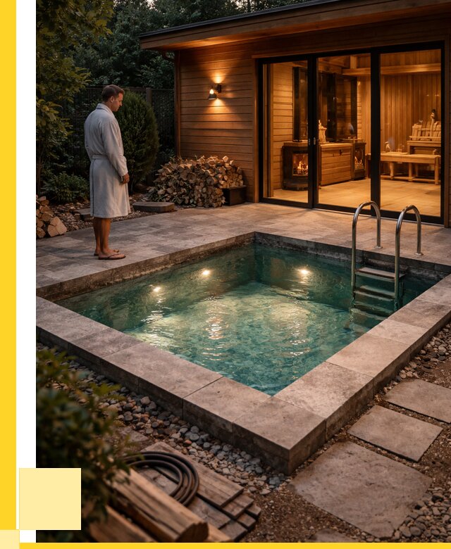 Бани с бассейном под ключ в Еманжелинске от 97575 р. | ЭриданМнж