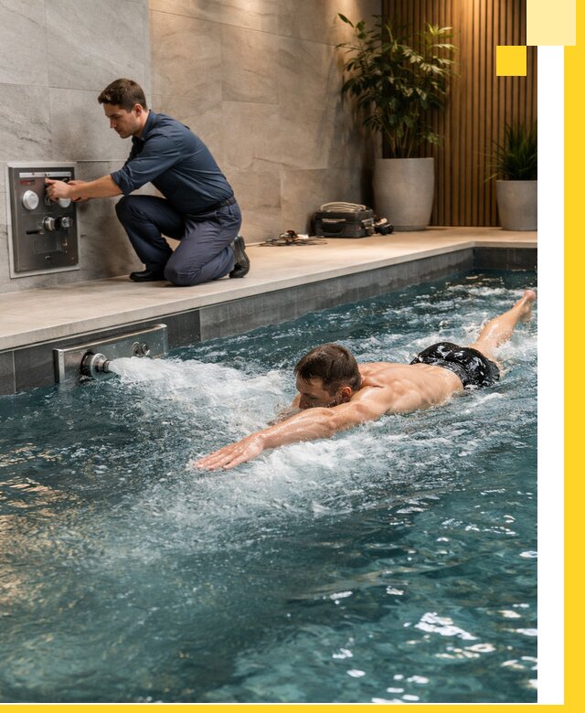 Проектирование и монтаж бассейнов с противотоком в Еманжелинске