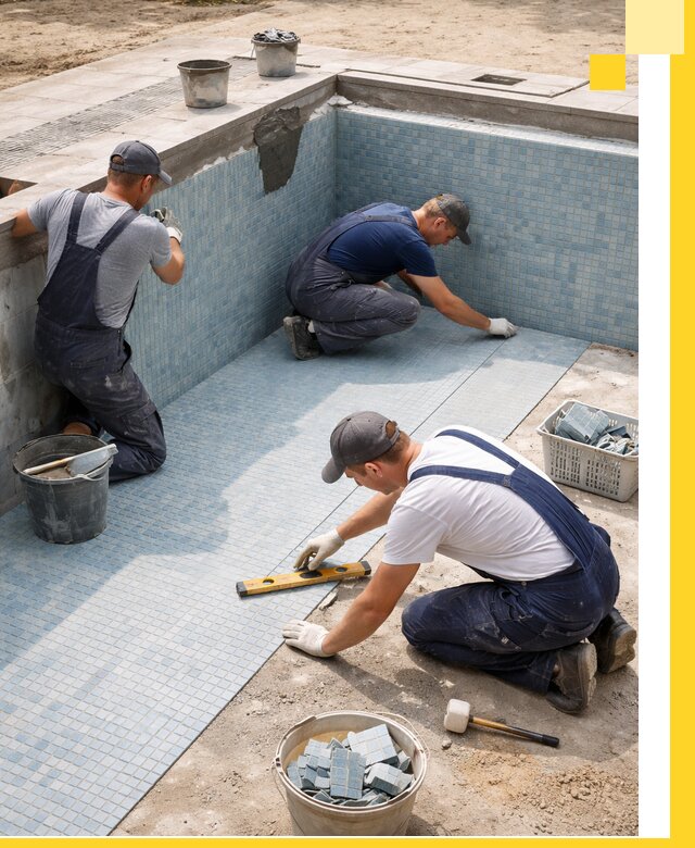 Укладка и установка плитки для бассейнов под ключ в Еманжелинске