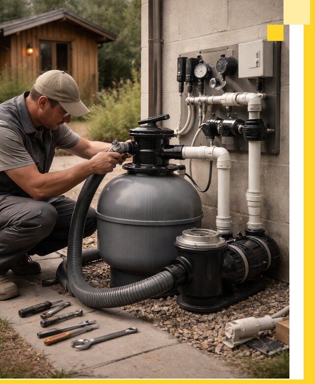 Продажа и монтаж фильтров и насосов для бассейнов в Еманжелинске