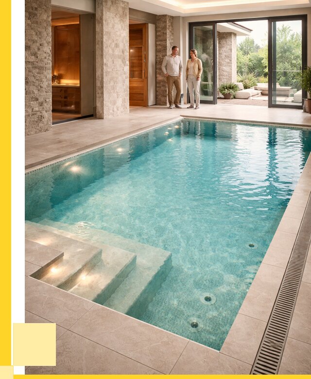 Бассейн во дворе в Еманжелинске: проект, отделка от 1232520 р. | ЭриданМнж