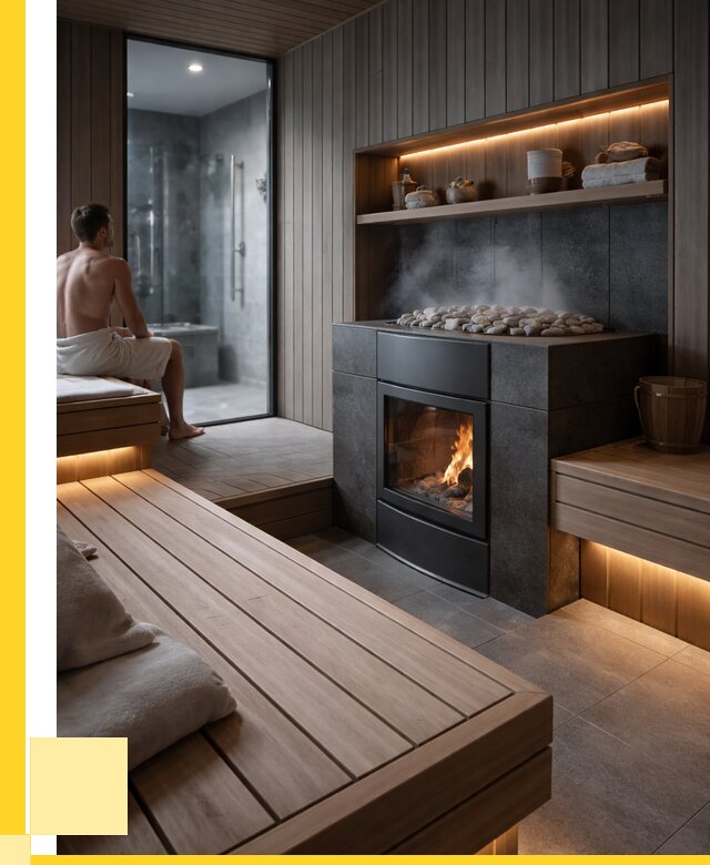 Проект сауны в частном доме в Еманжелинске от 35949 р. | ЭриданМнж