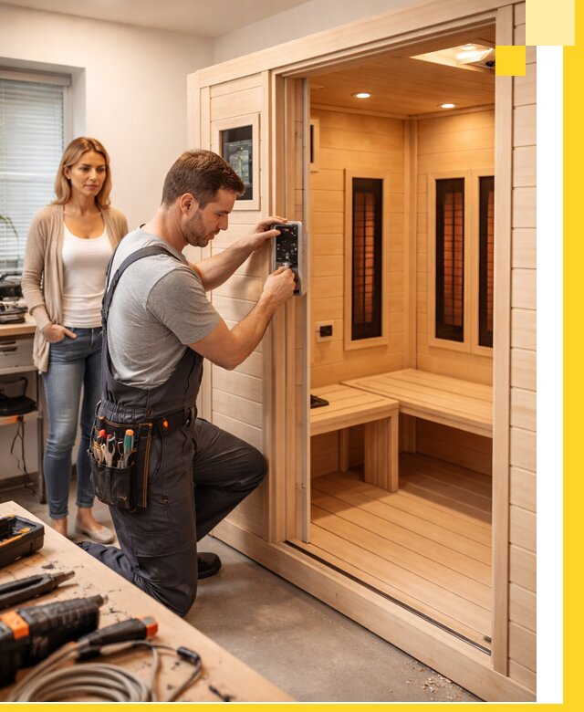 Инфракрасные сауны под ключ в Еманжелинске продажа и установка