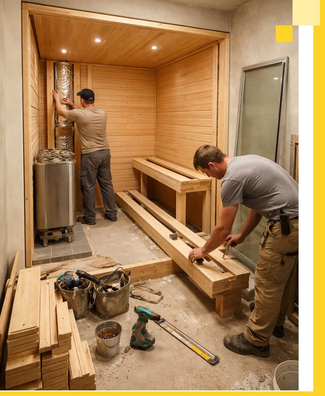 Проектирование и установка домашних саун под ключ в Еманжелинске