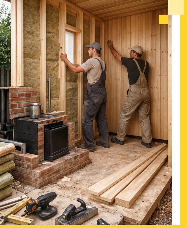 Строительство и установка дачных саун под ключ в Еманжелинске