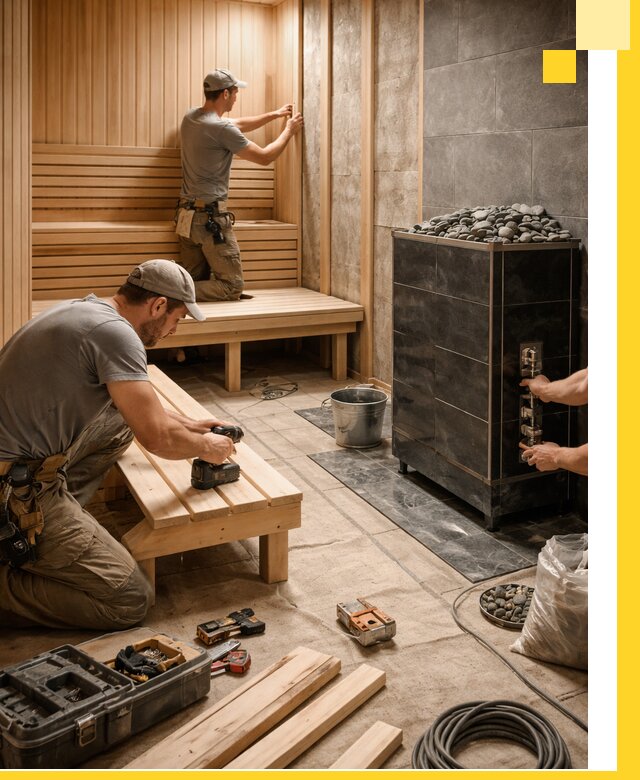 Дизайн и строительство интерьерных саун под ключ в Еманжелинске