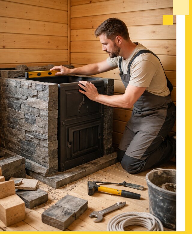 Производство и установка печей для саун под ключ в Еманжелинске