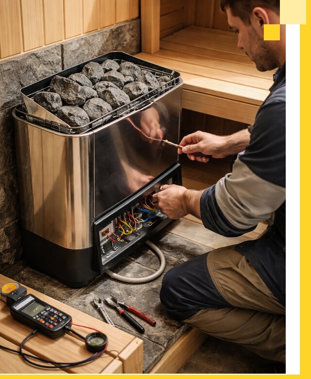 Продажа и установка электрокаменок для саун в Еманжелинске