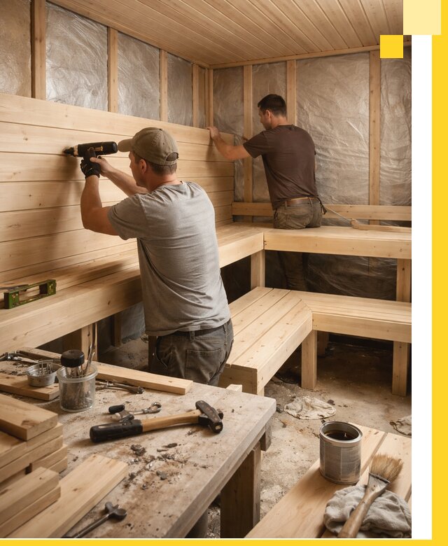 Профессиональная отделка бань и саун под ключ в Еманжелинске