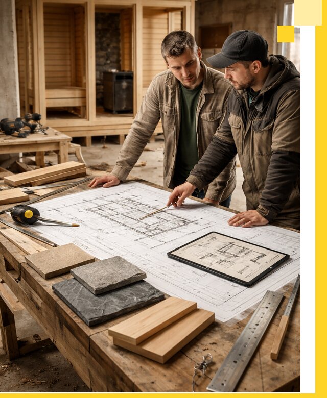 Проекты бань под ключ и планы строительства в Еманжелинске