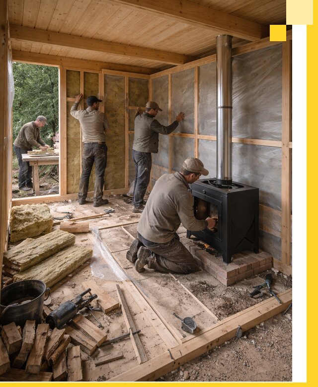 Профессиональный монтаж бань под ключ в Еманжелинске для дома