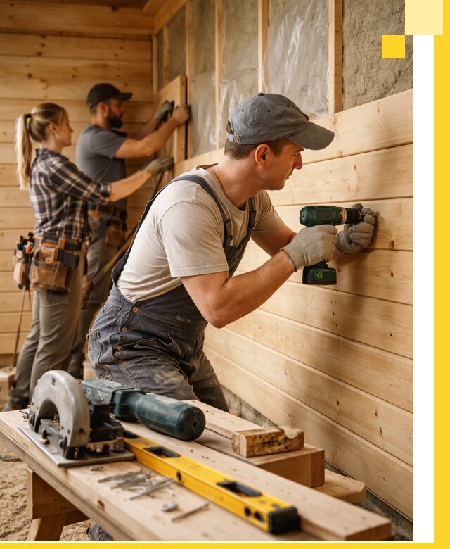 Обшивка бань под ключ в Еманжелинске: отделка стен и потолков