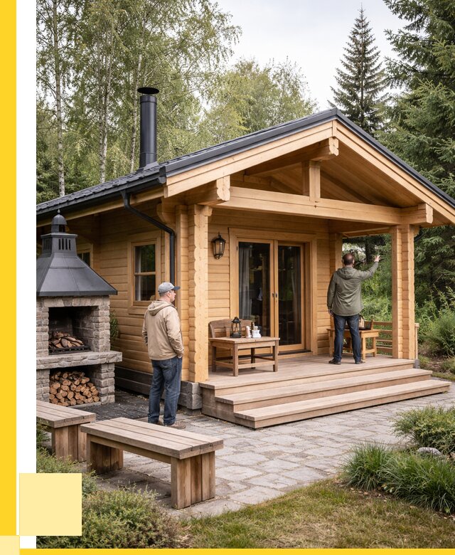 Деревянные бани под ключ в Еманжелинске от 462195 р. | ЭриданМнж