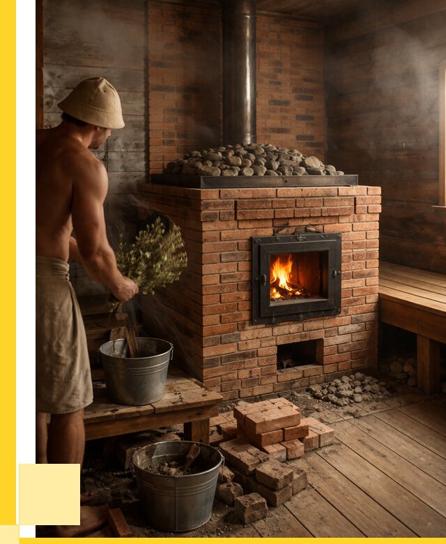 Кирпичные банные печи в Еманжелинске от 92439 р. | ЭриданМнж