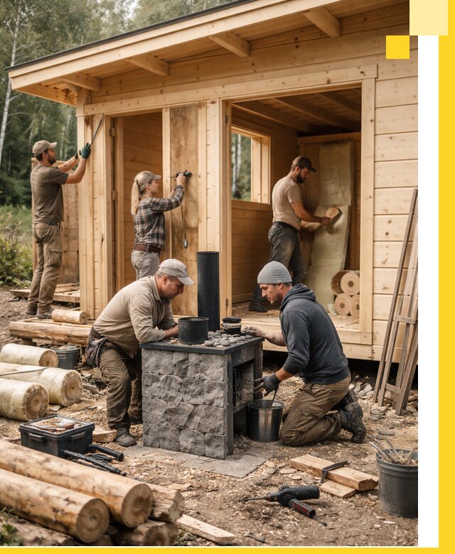 Купить баню под ключ в Еманжелинске строительство монтаж отделка