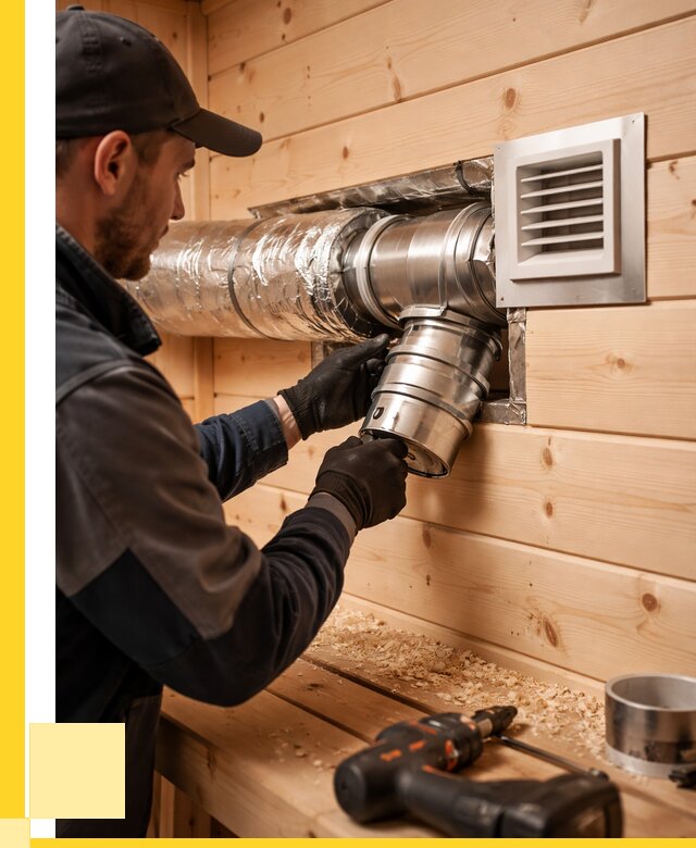 Монтаж вентиляции бани в Еманжелинске от 12325 р. | ЭриданМнж