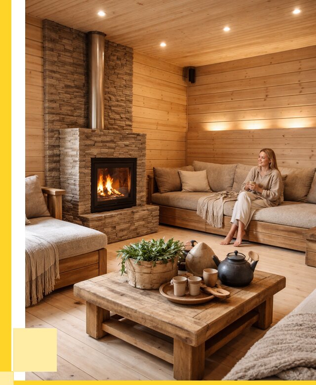 Проект бани с комнатой отдыха в Еманжелинске от 35949 р. | ЭриданМнж